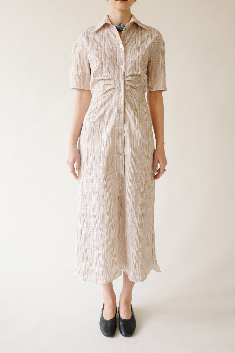 BELIZE | Bailey Midi Beige Shirt Dress Belize Officiel BELIZE | Bailey Midi Beige Shirt Dress Belize Officiel