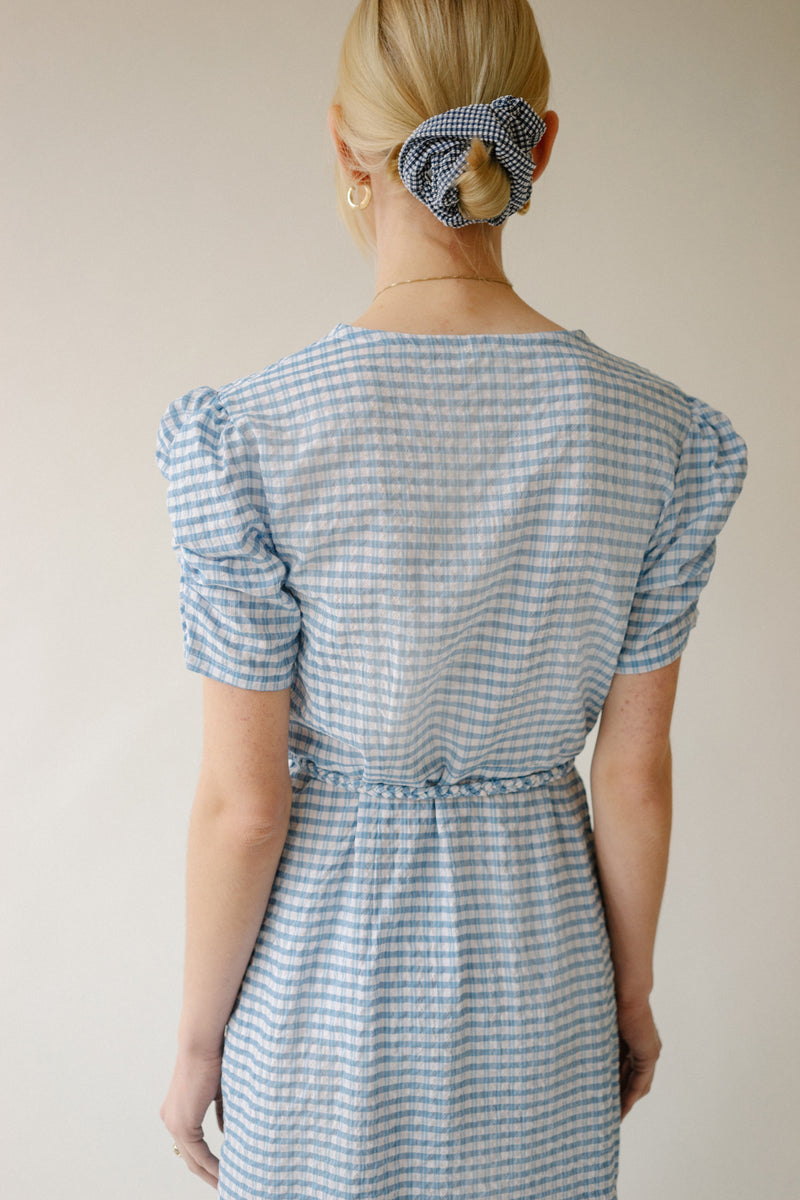 BELIZE | Claudia Midi Blue Check Shirt Dress Belize Officiel BELIZE | Claudia Midi Blue Check Shirt Dress Belize Officiel